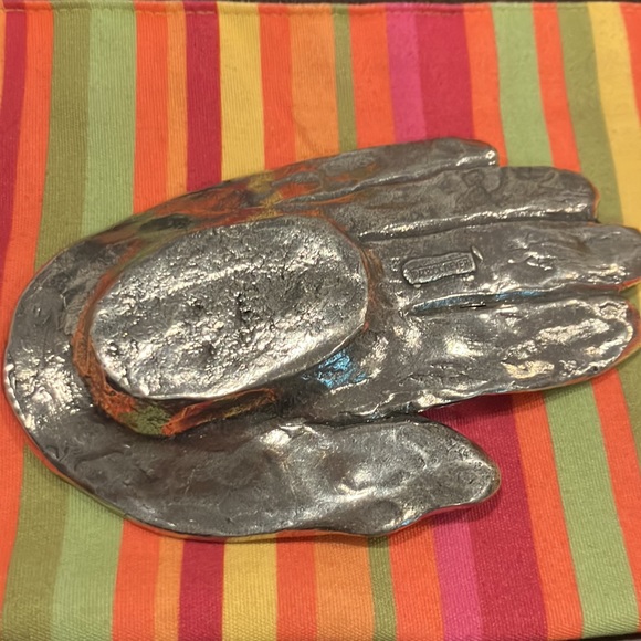 Patrick Meyer Pewter Hand Catchall - Picture 2 of 3